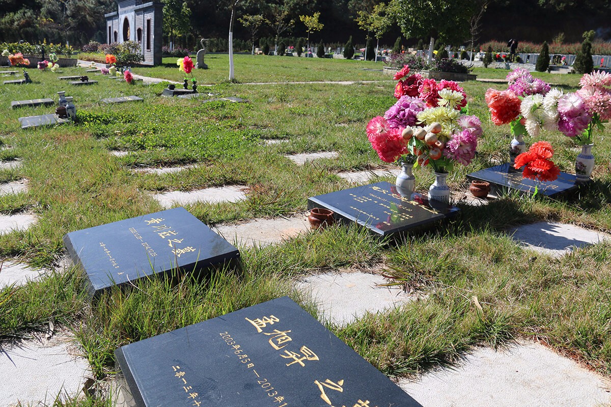 8亩,首期规划墓位5000余个,包括草坪葬,花台葬,壁葬,树葬和小型墓葬等